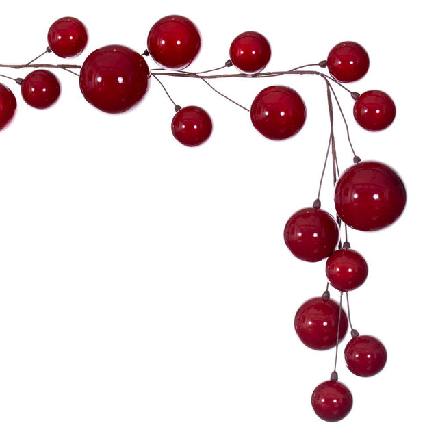 10' Pearl Branch Ball Garland