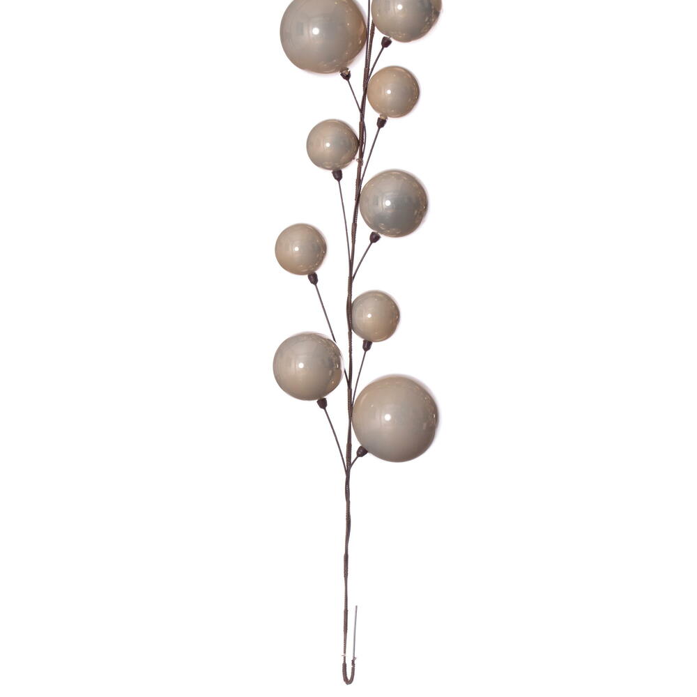 10' Pearl Branch Ball Garland