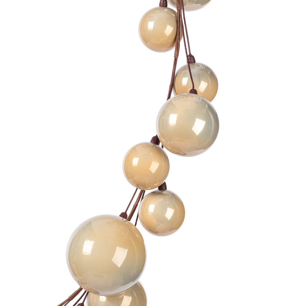 10' Pearl Branch Ball Garland