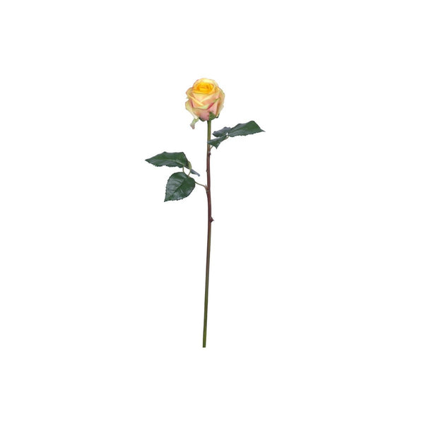 24" Yellow Rose and Foliage Wreath
