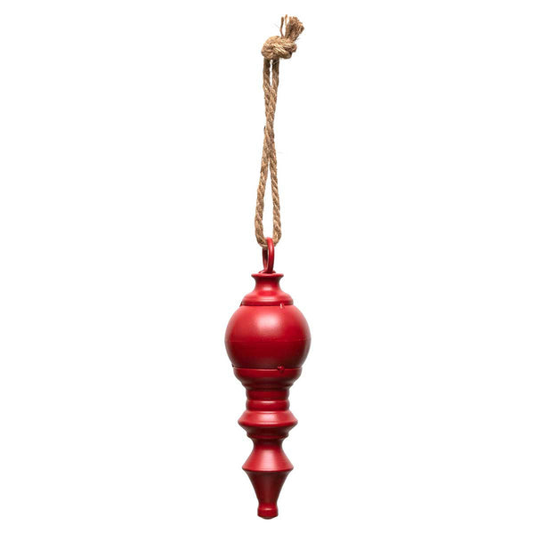 R1064 Ornament Metal Matte Red
